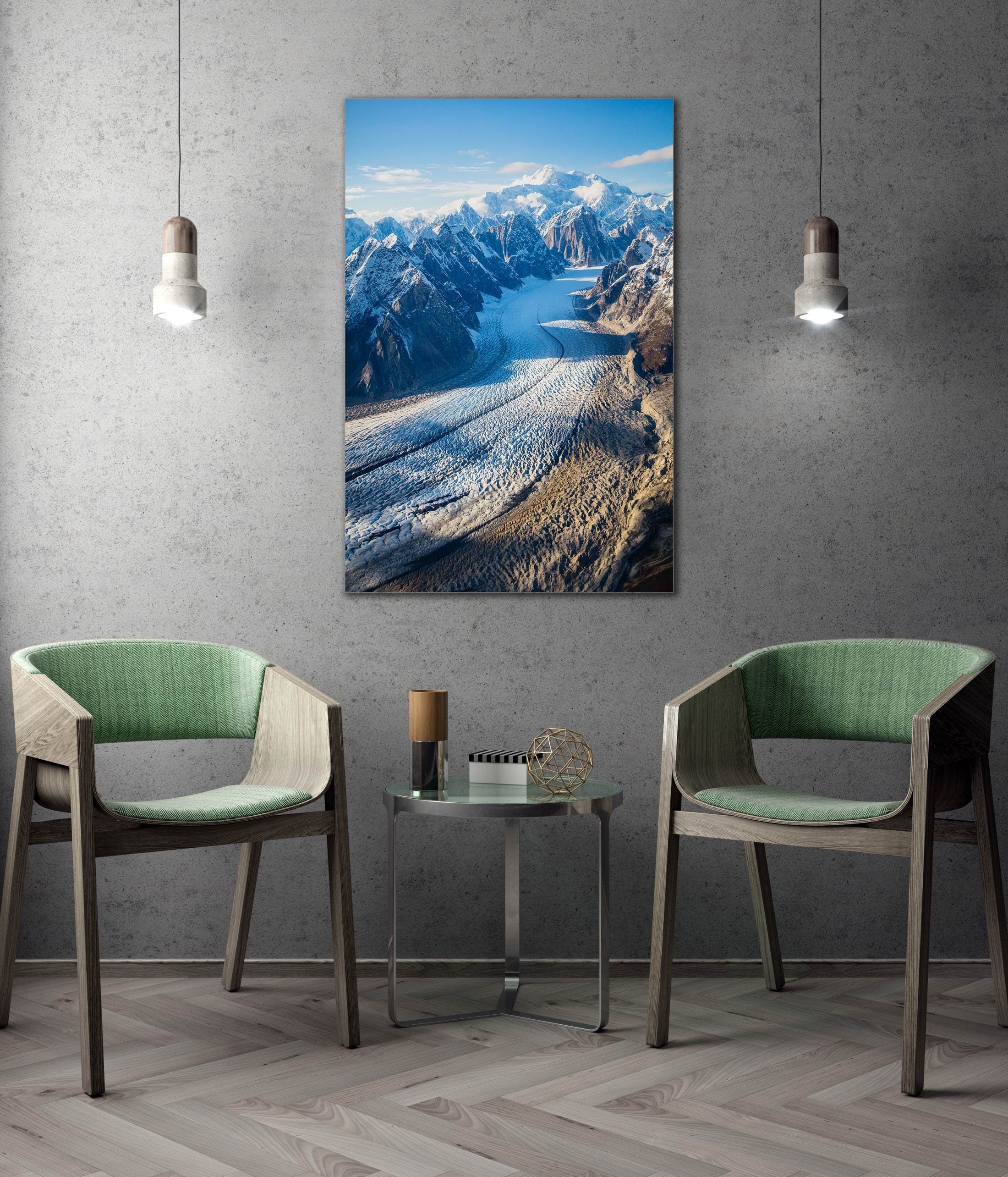 Ruth Gorge Glacier - Leading up to Denali - Fine Art (Metal & Bamboo Prints)