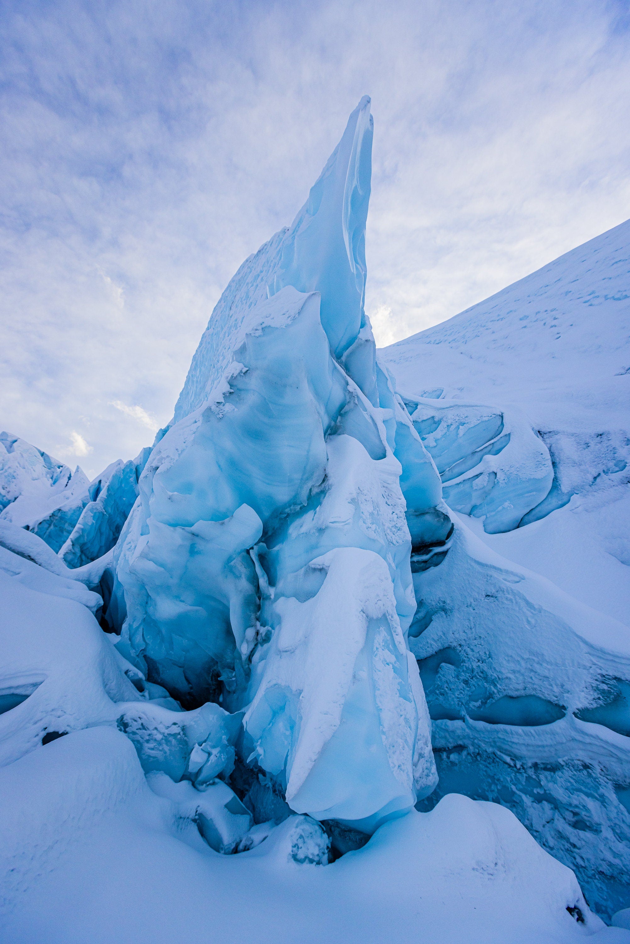 Ice Spike - Matanuska Glacier Alaska Fine Art Print (Metal & Bamboo Prints)