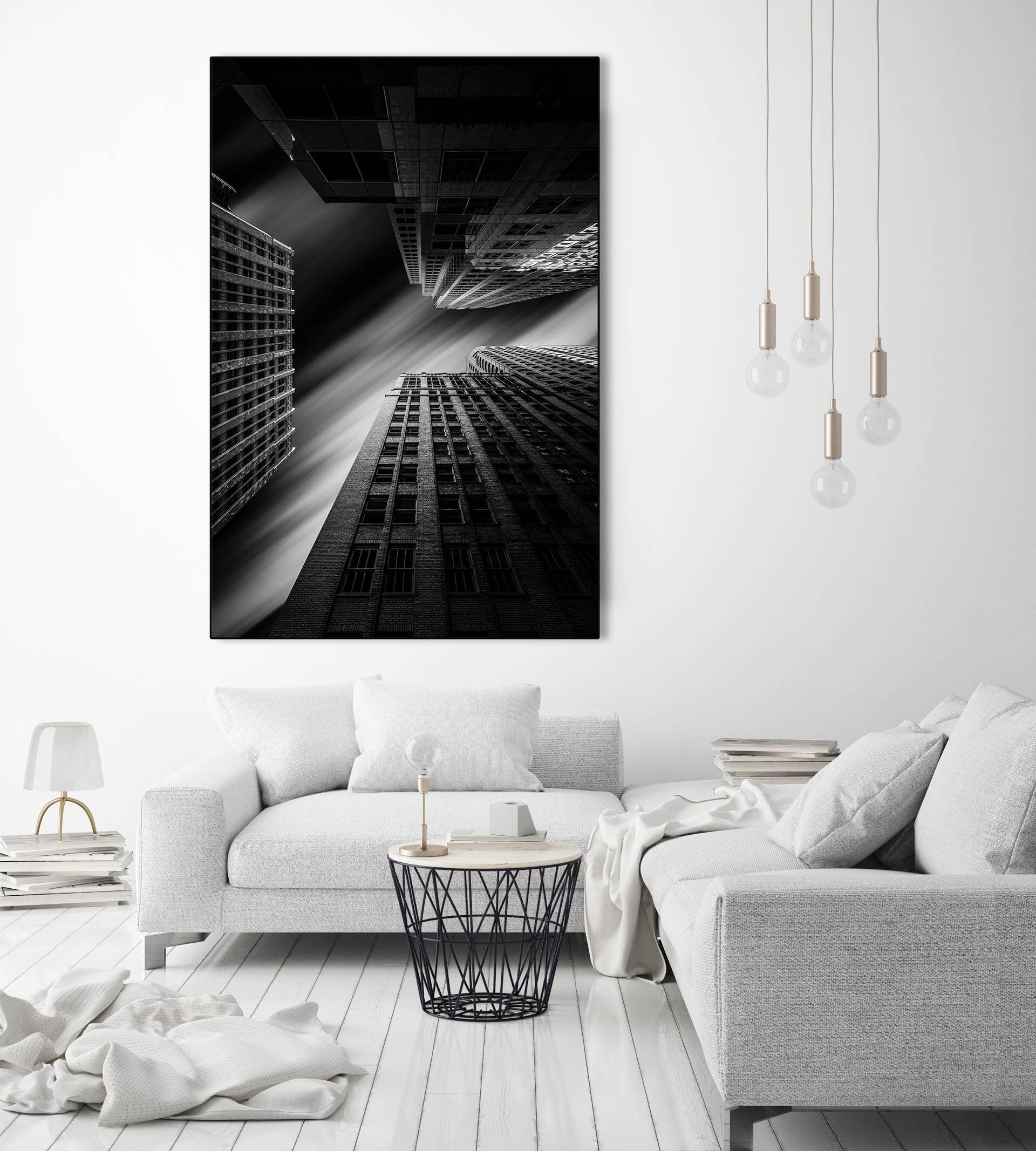 Modern Dark Pace - San Francisco Black and White Fine Art (Metal & Bamboo Prints)