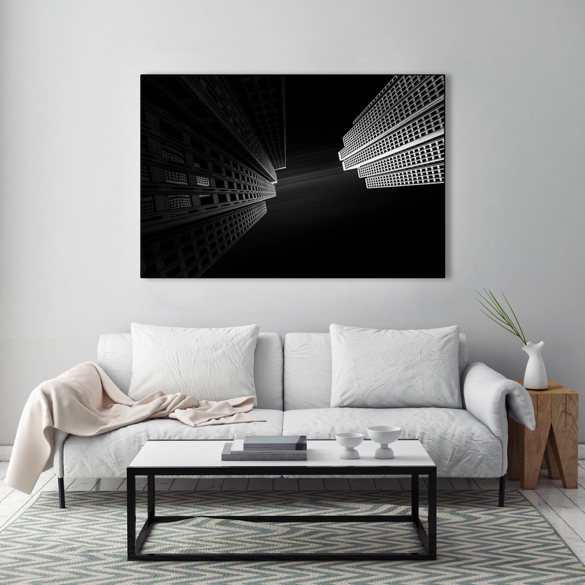 Modern Embarcadero - San Francisco Black and White Fine Art (Metal & Bamboo Prints)