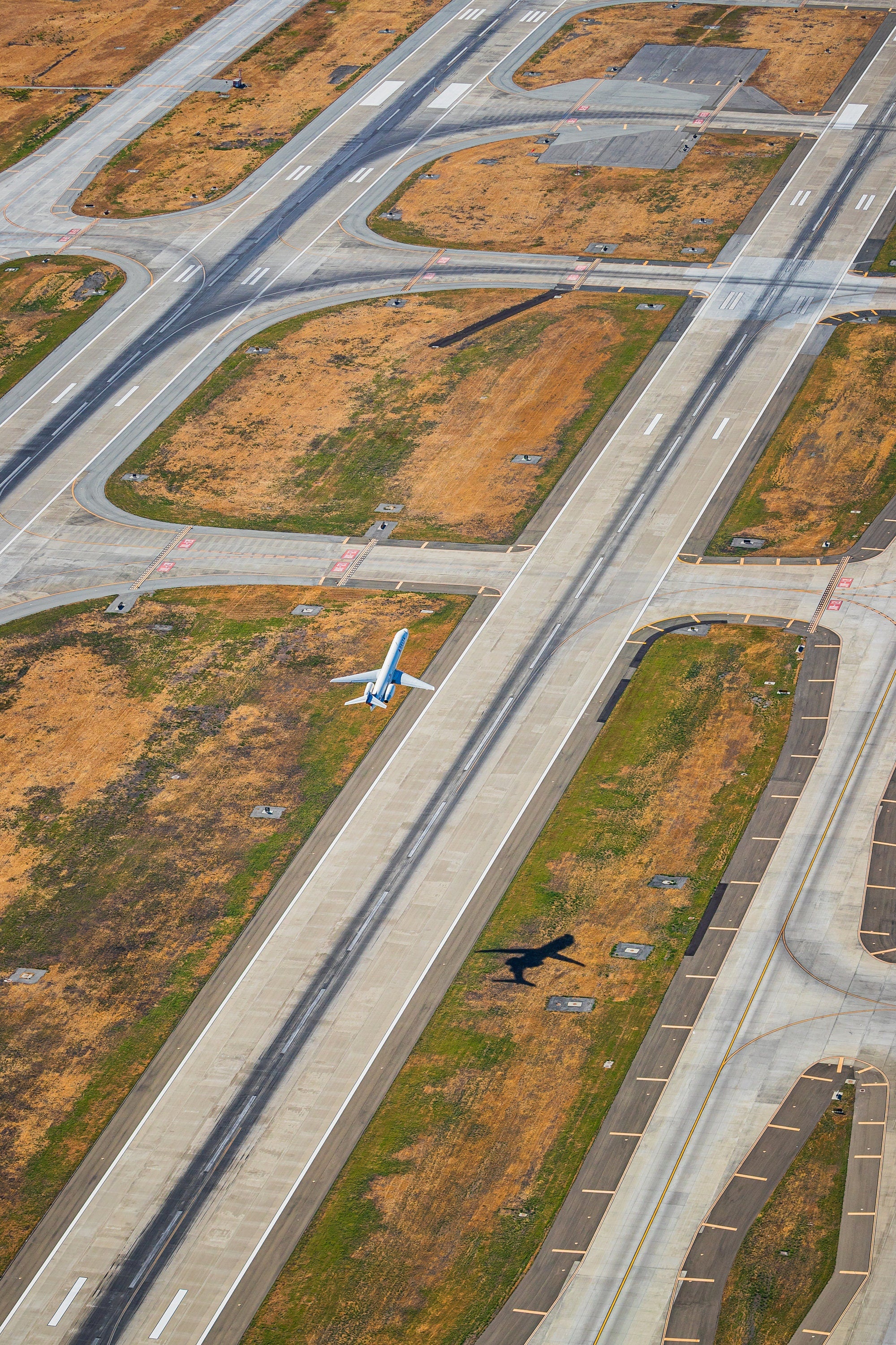 Norman Y. Mineta San Jose International Airport - Aerial Fine Art Photography (Metal & Bamboo Prints)