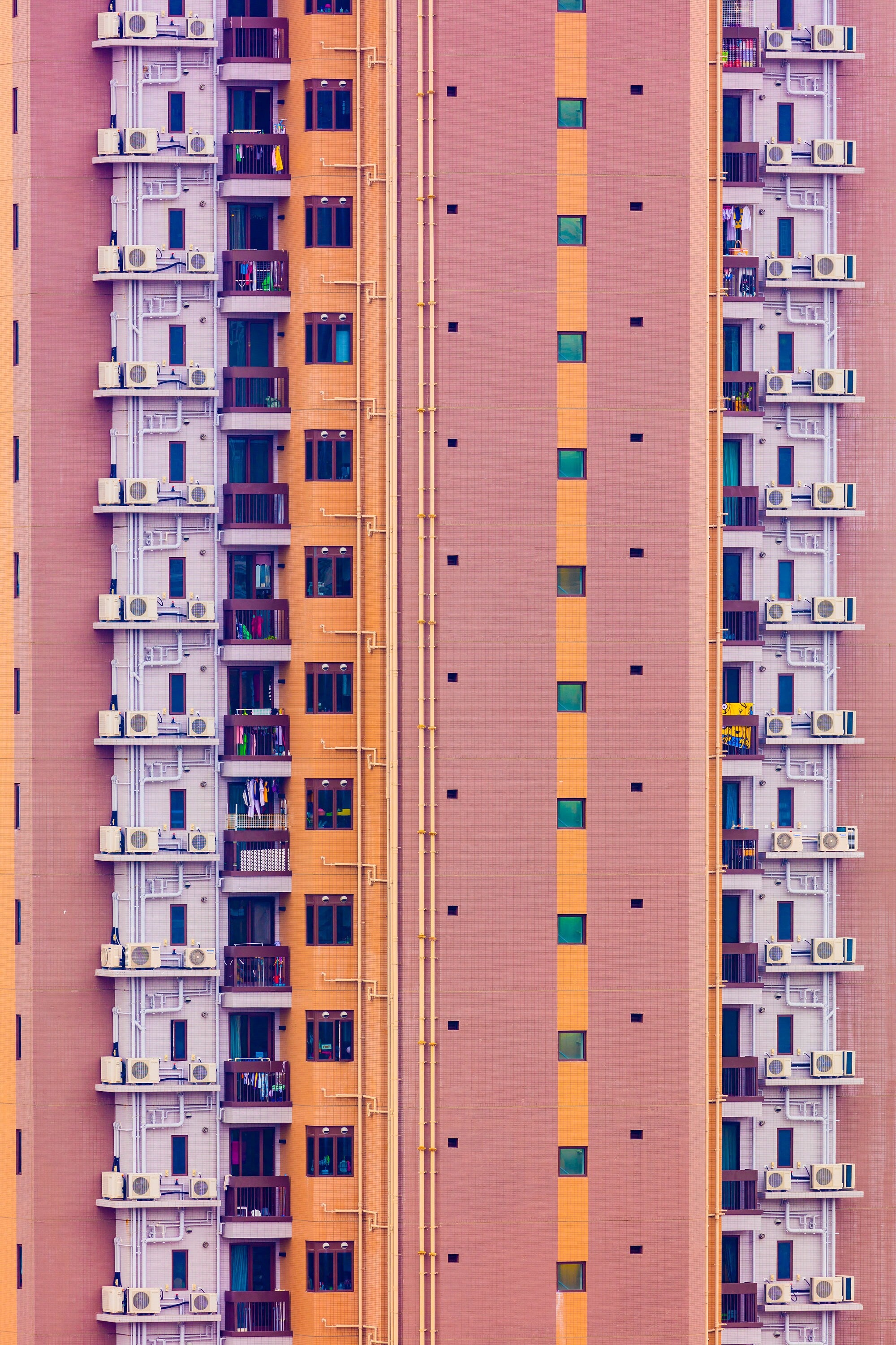 Sherbet AC - The Block Tower - Hong Kong Aerial Fine Art Photography (Metal & Bamboo Prints)