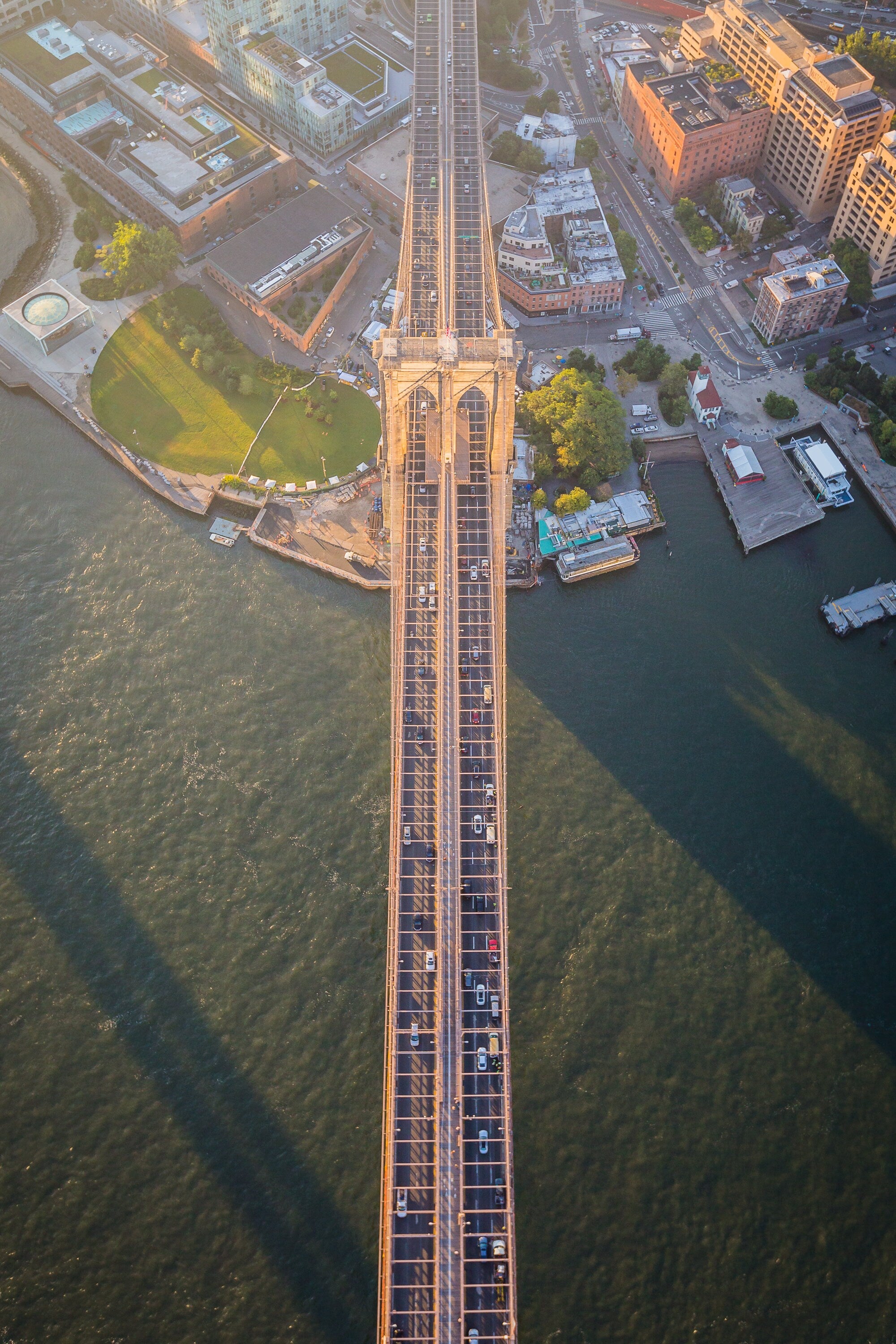 Brooklyn Bridge Aerial - New York Fine Art Photography (Metal & Bamboo Prints)