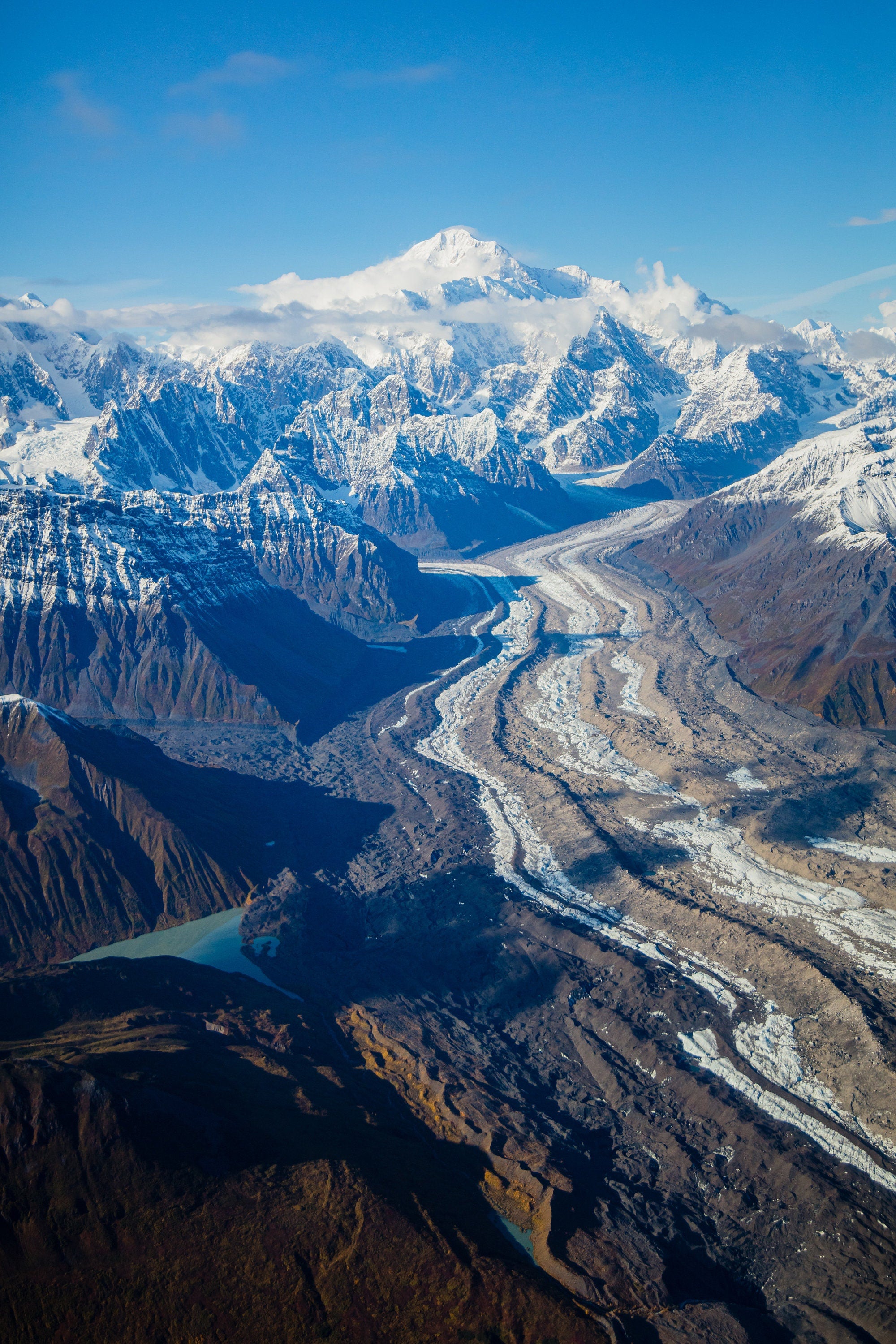 Tokositna Glacier Mount Denali - Alaska Aerial Fine Art Photography (Metal & Bamboo Prints)