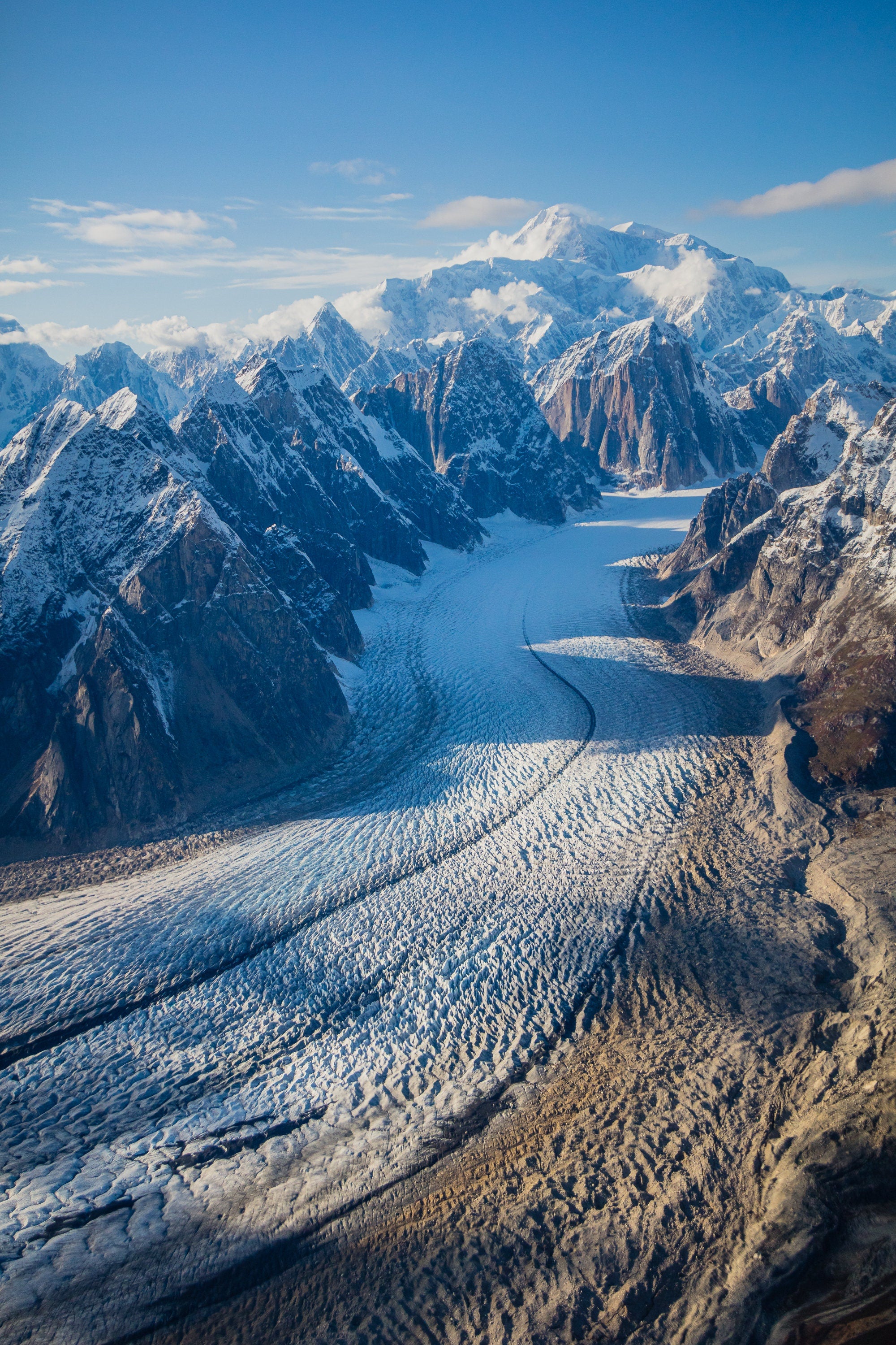 Ruth Gorge Glacier - Leading up to Denali - Fine Art (Metal & Bamboo Prints)