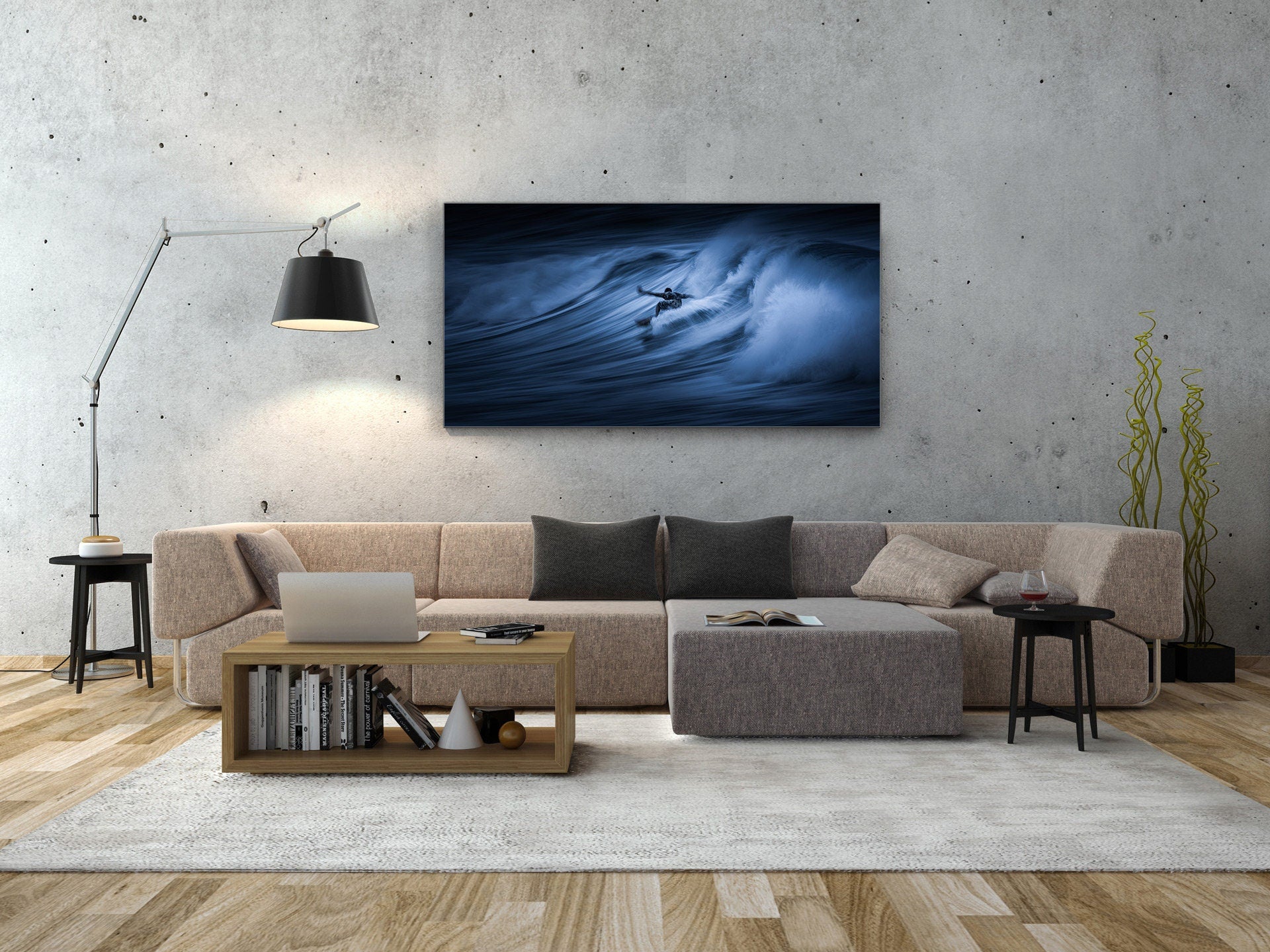 Modern Surf 5 - Series 2 - Hawaii Surfing Fine Art (Metal & Bamboo Prints)