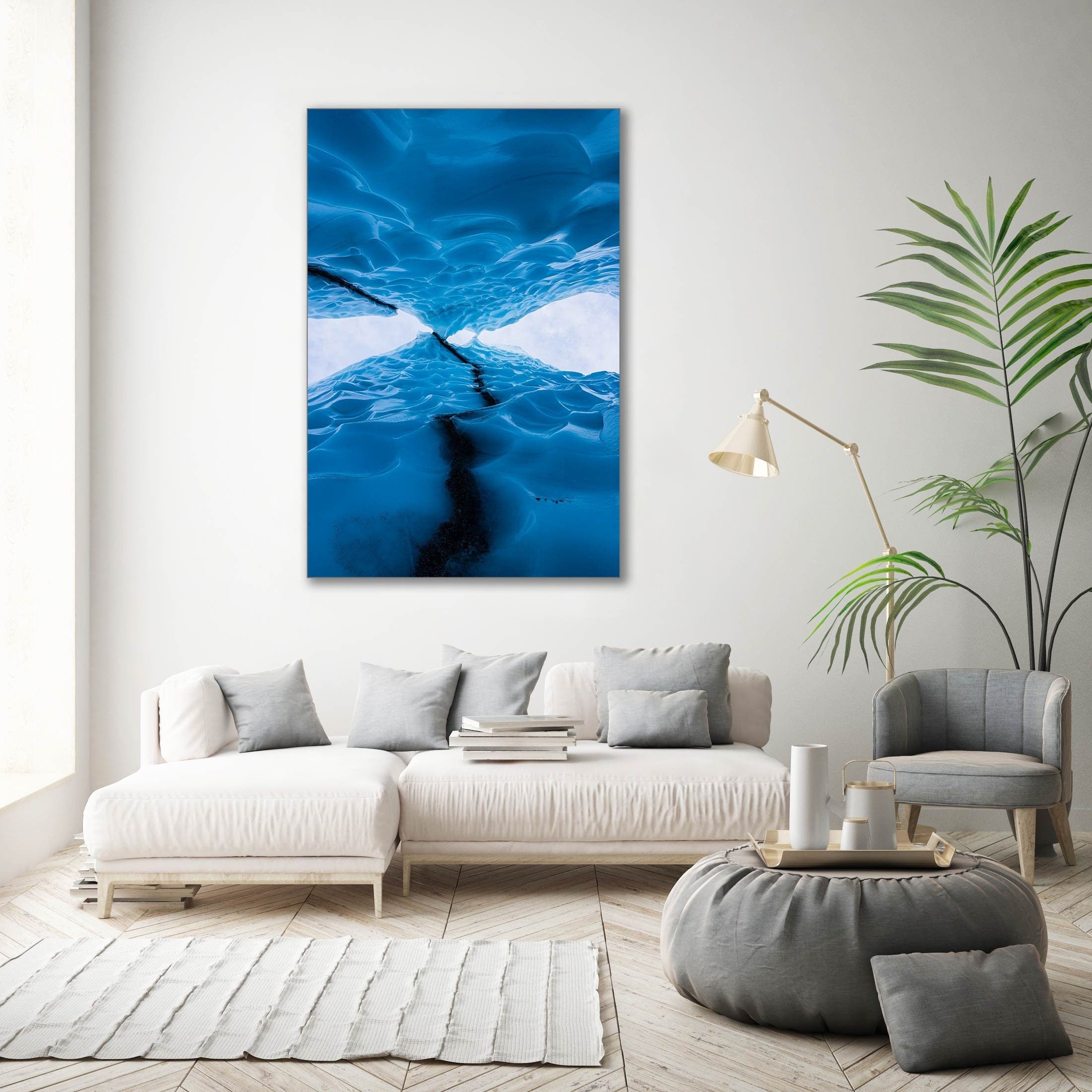 Ice Arch X - Matanuska Glacier Alaska Fine Art Photography (Metal & Bamboo Prints)