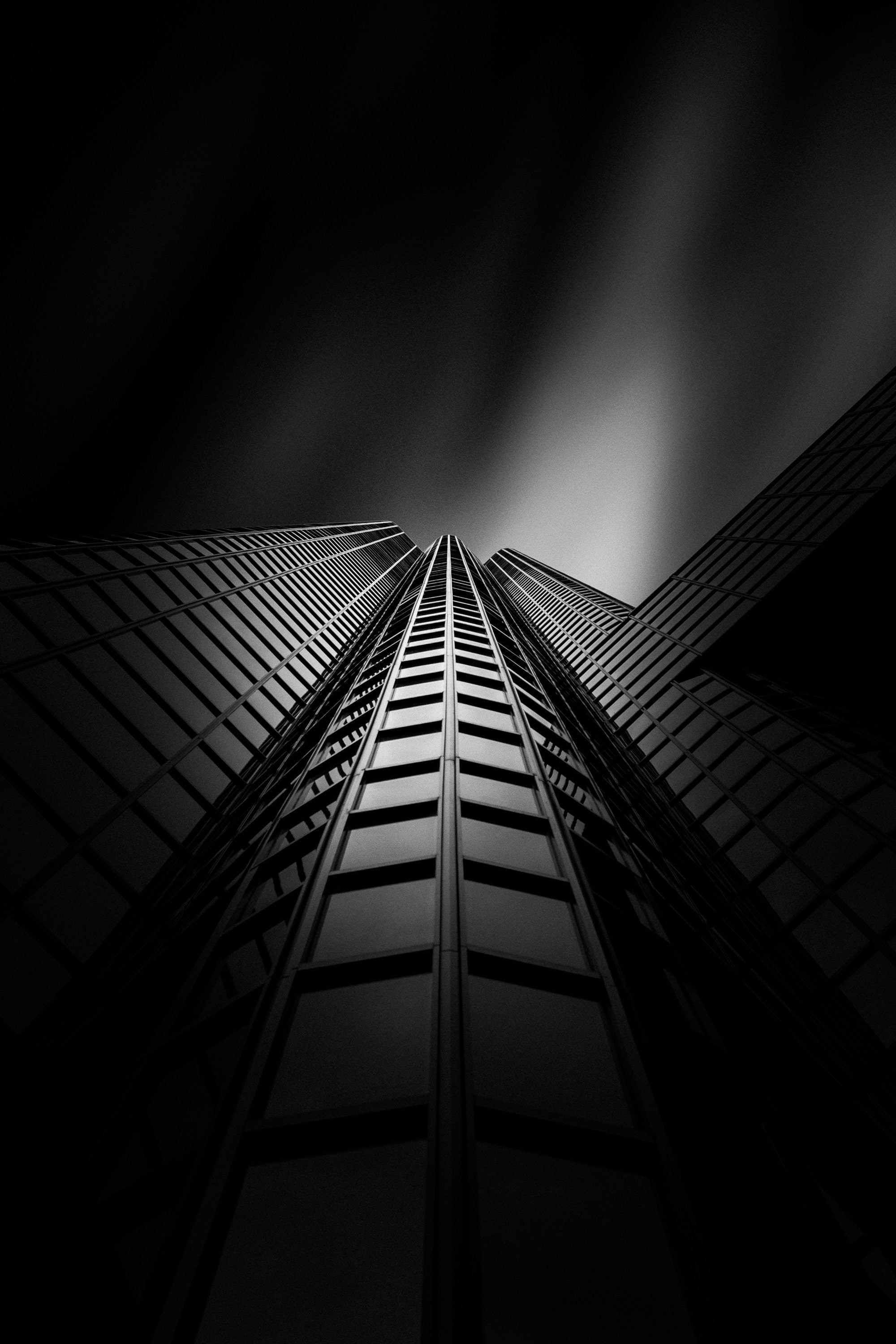 Modern Exchange Place - Boston Black and White Fine Art (Metal & Bamboo Prints)