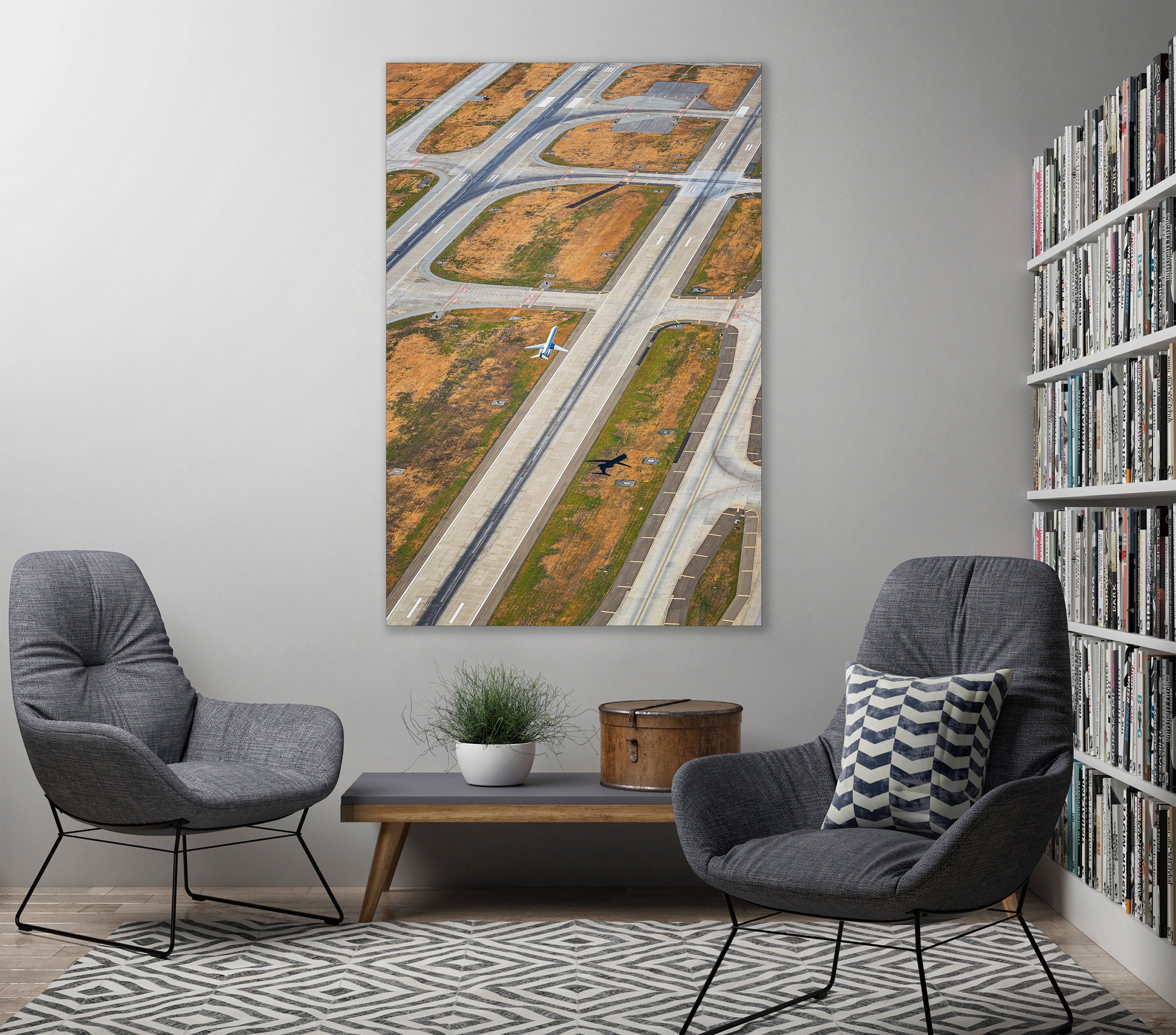 Norman Y. Mineta San Jose International Airport - Aerial Fine Art Photography (Metal & Bamboo Prints)