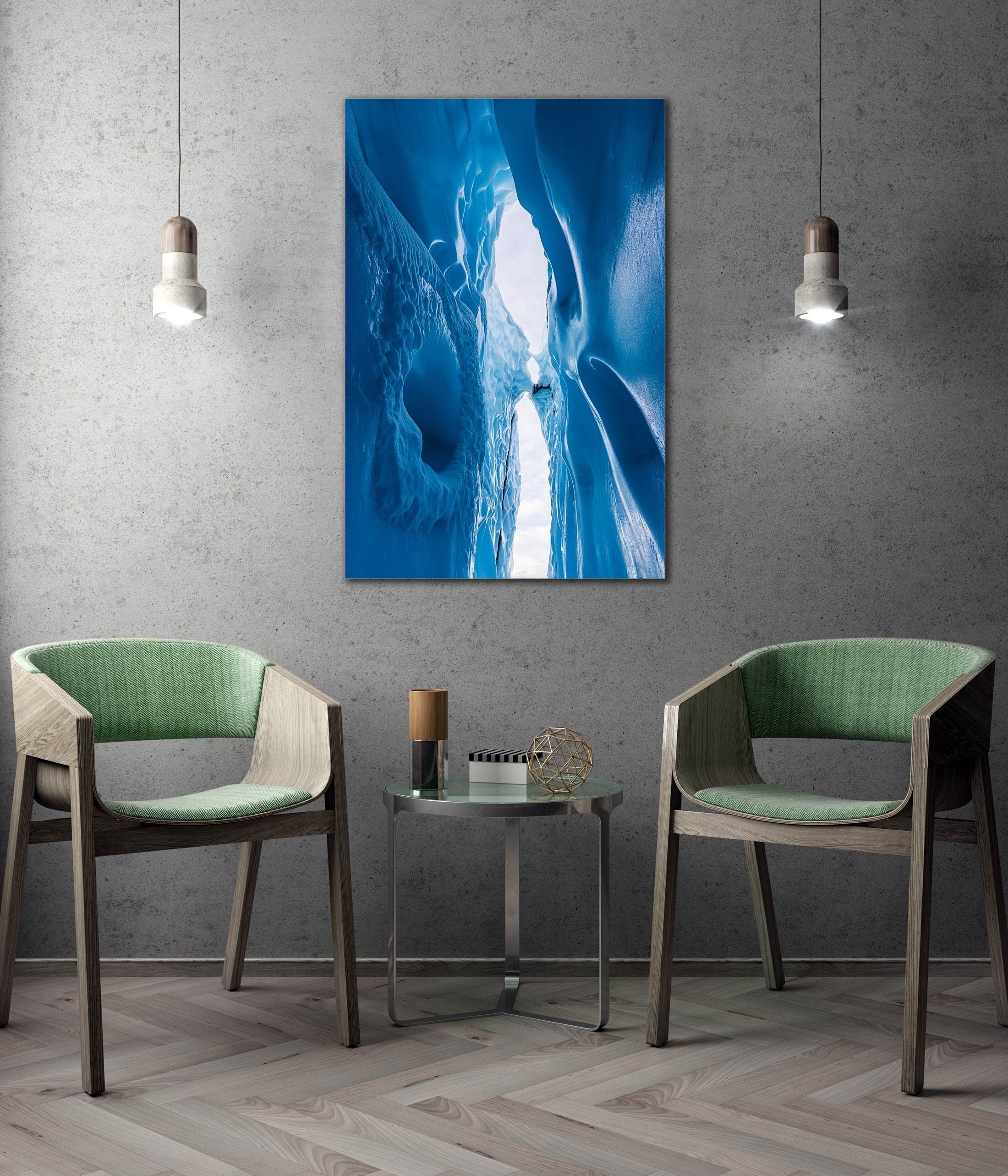 Arch Canyon - Matanuska Glacier - Alaska Fine Art Photography (Metal & Bamboo Prints)