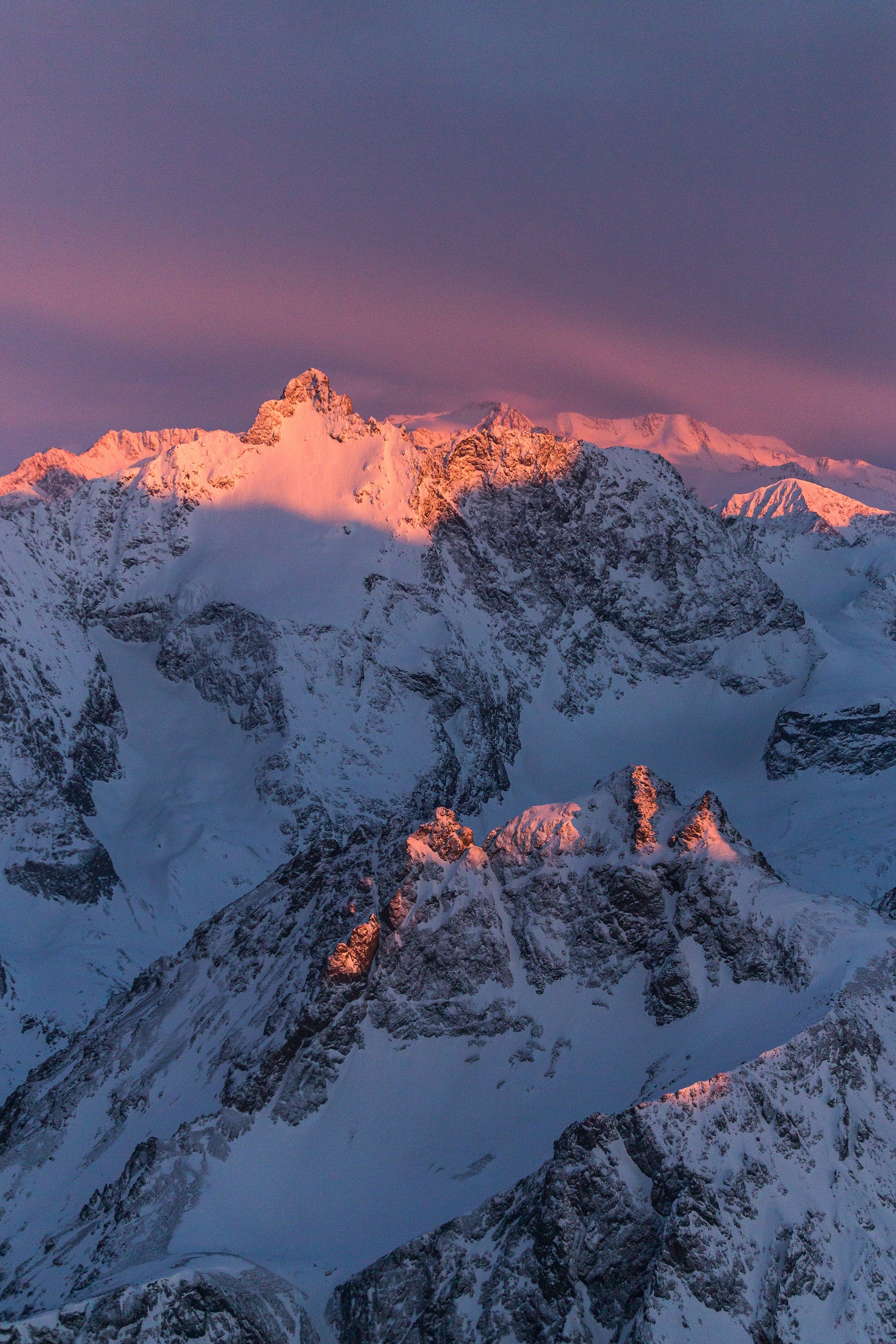 Polar Bear Peak 1 - Alaska Aerial Fine Art Photography (Metal & Bamboo Prints)