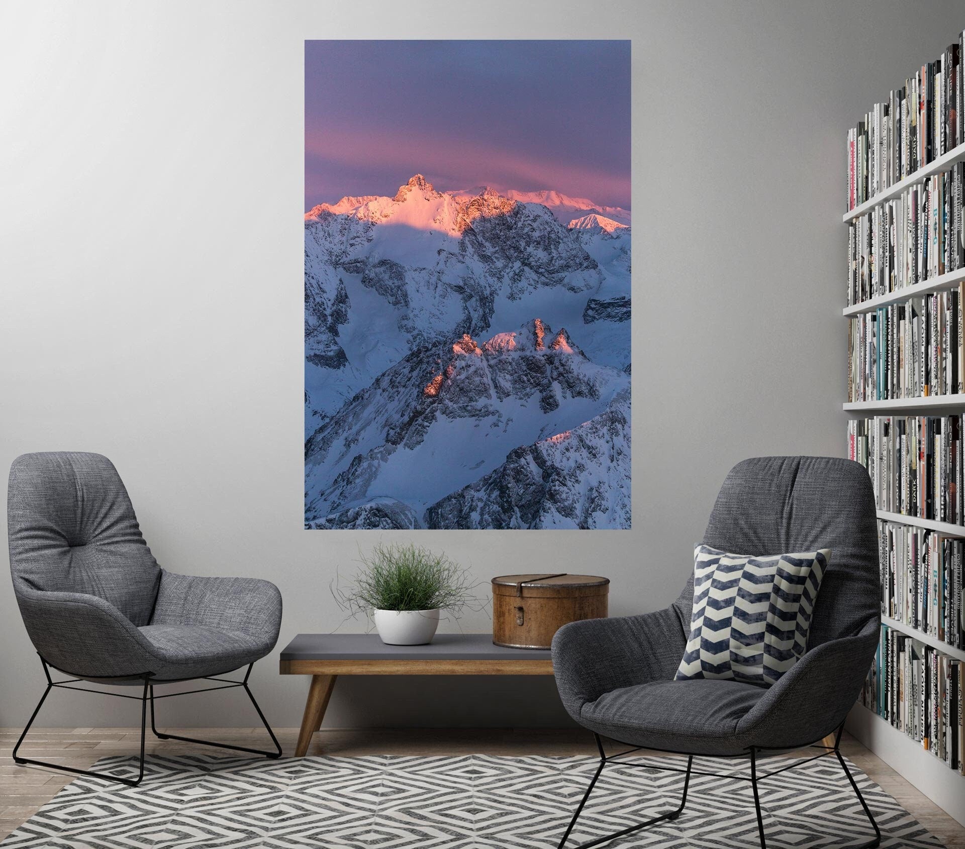 Polar Bear Peak 1 - Alaska Aerial Fine Art Photography (Metal & Bamboo Prints)