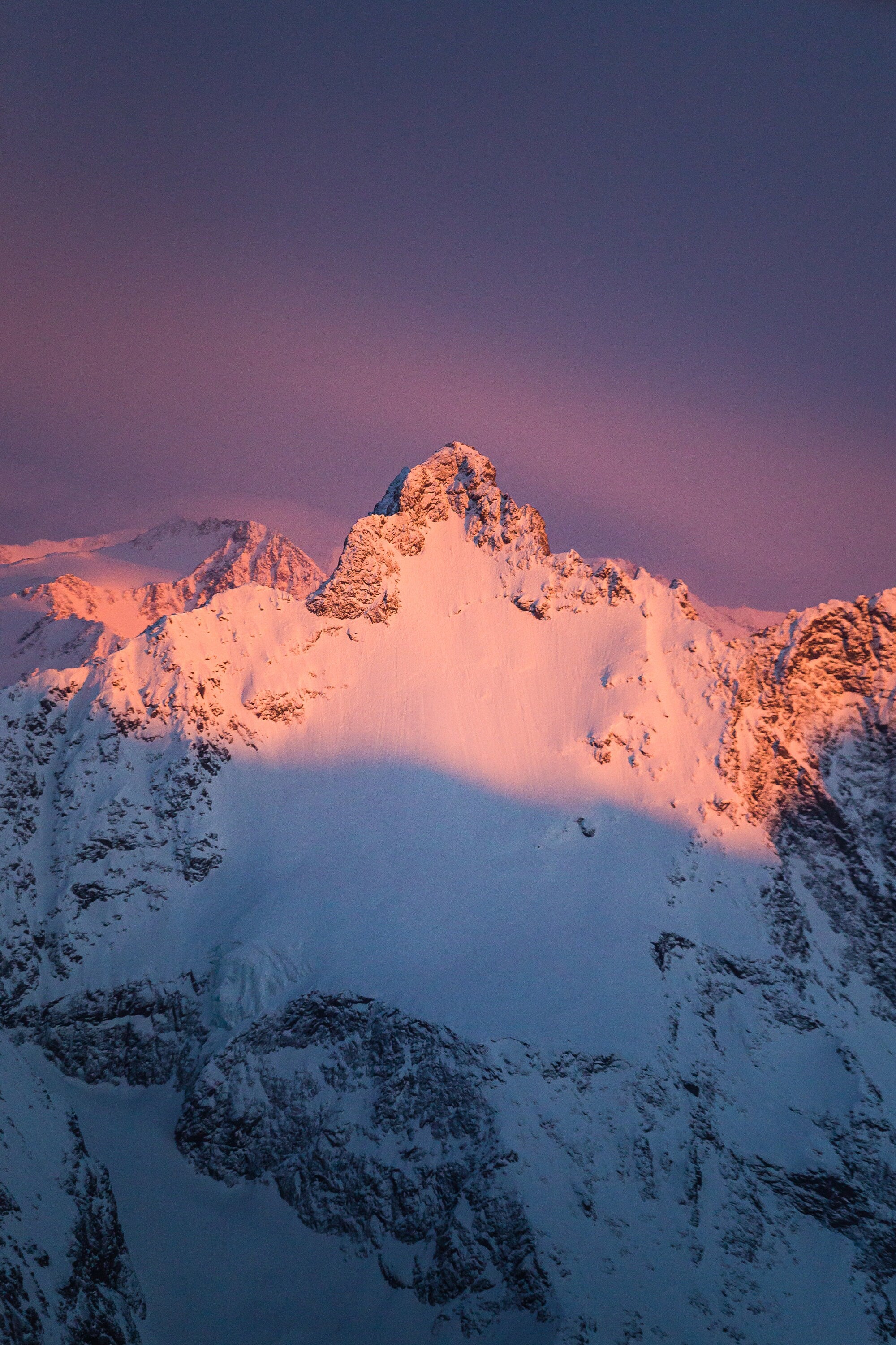 Polar Bear Peak 2 - Alaska Aerial Fine Art Photography (Metal & Bamboo Prints)