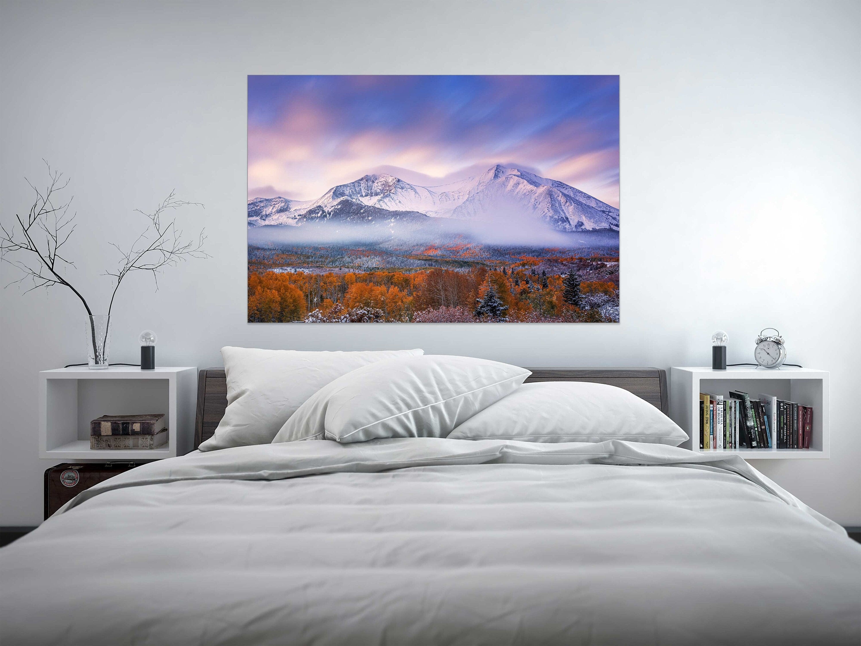 Foggy Fall Mount Sopris Sunrise - Carbondale Colorado Fine Art Photography (Metal & Bamboo Prints)