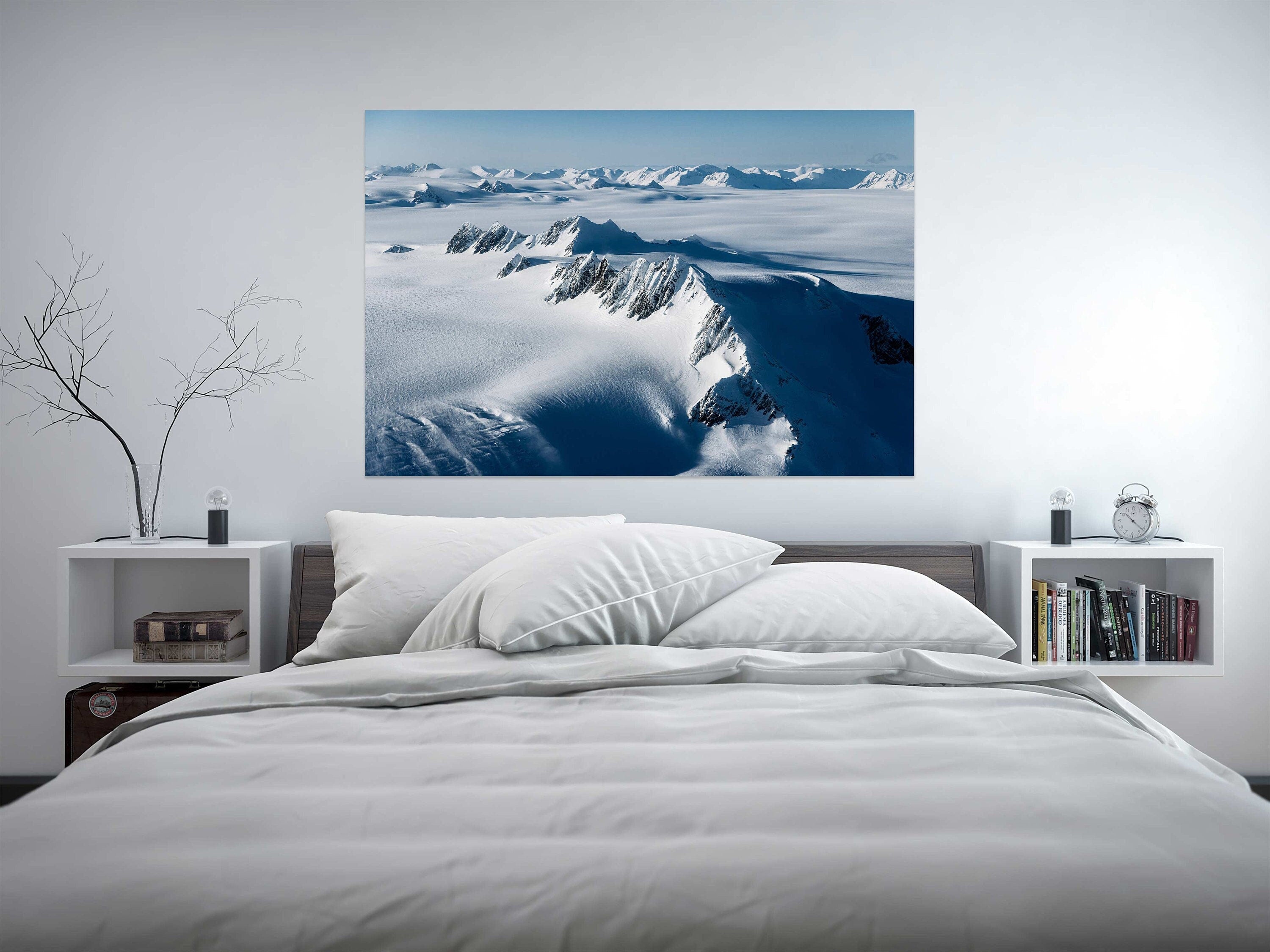 Harding Icefield Peaks II - Alaska Aerial Fine Art Photography (Metal & Bamboo Prints)