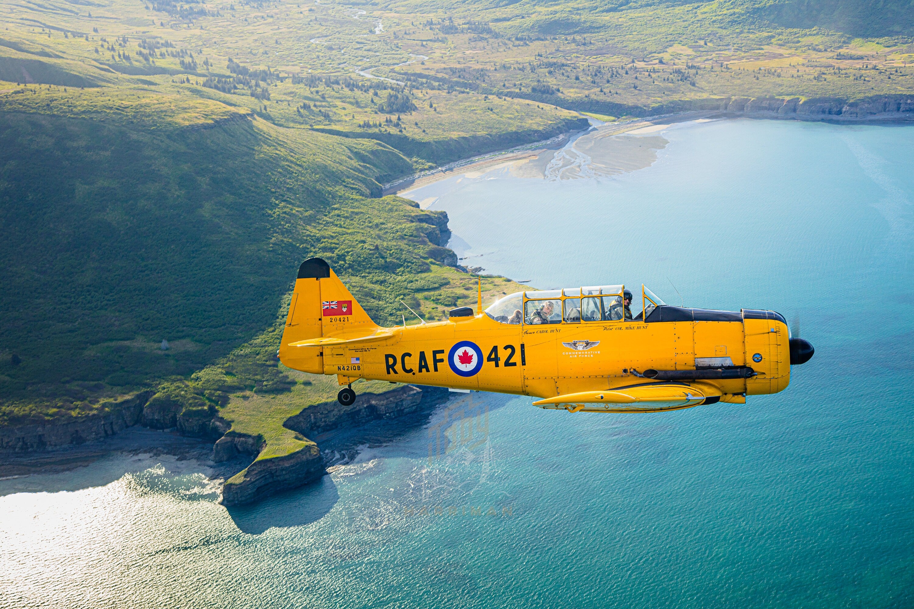 Harvard Mk IV - Commemorative Air Force - Alaska Aerial Fine Art Photography (Metal & Bamboo Prints)