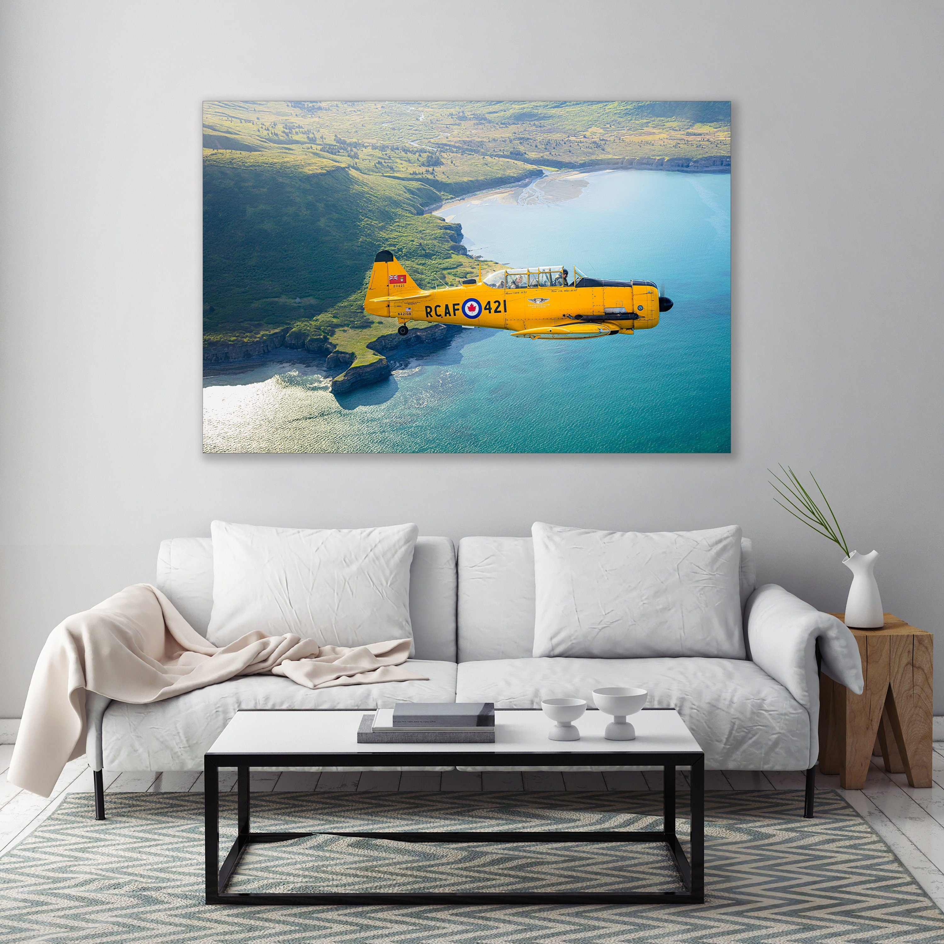 Harvard Mk IV - Commemorative Air Force - Alaska Aerial Fine Art Photography (Metal & Bamboo Prints)